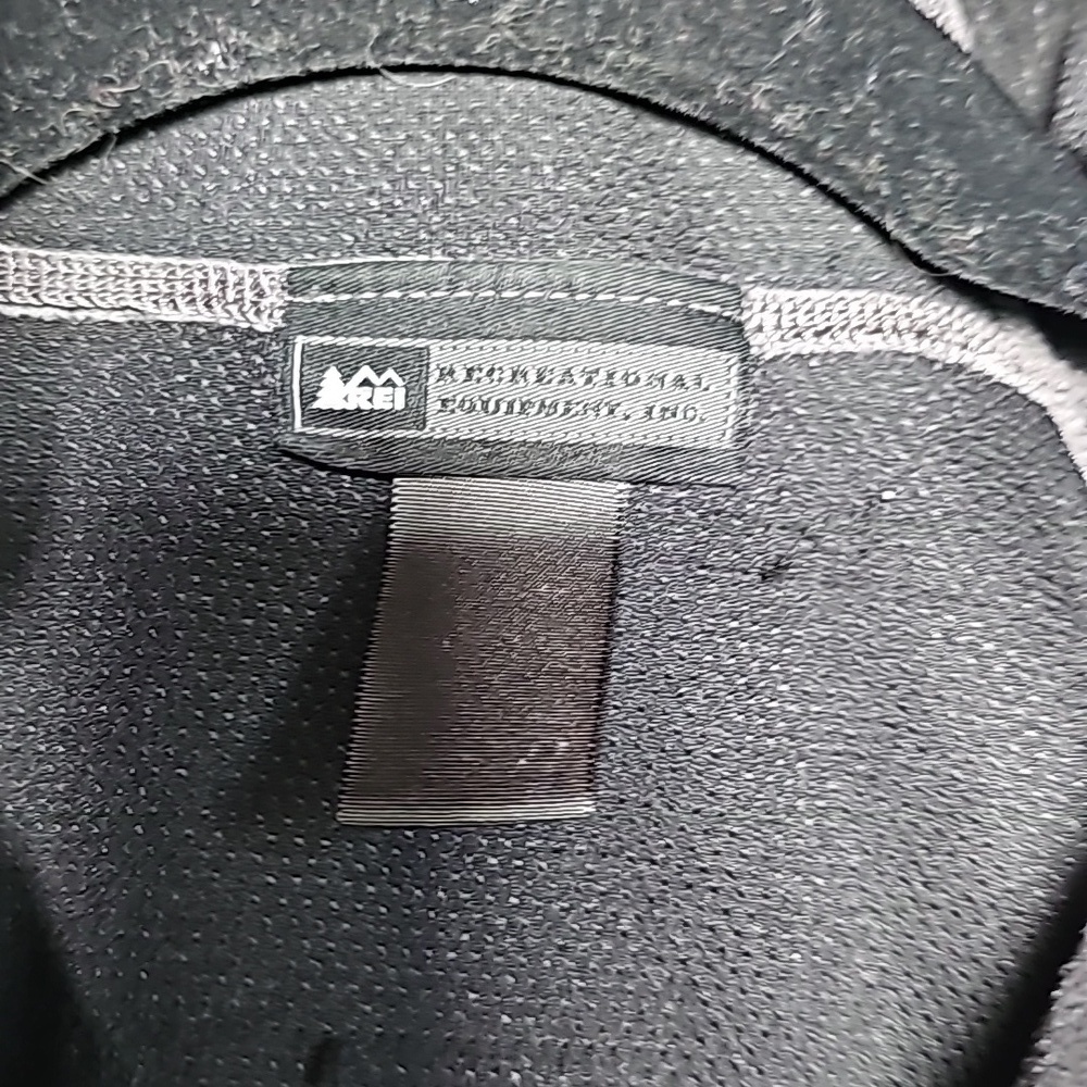 REI XS/S fleece zip up, charcoal grey/black - Picture 2 of 16